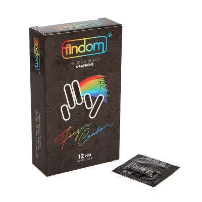 핑돔 패션 블랙 그래핀(체온전달) 12개입 GRAPHENE FINDOM 12p | Findom