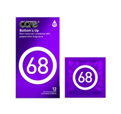케어 68 무꼭지형 콘돔 12p | care
